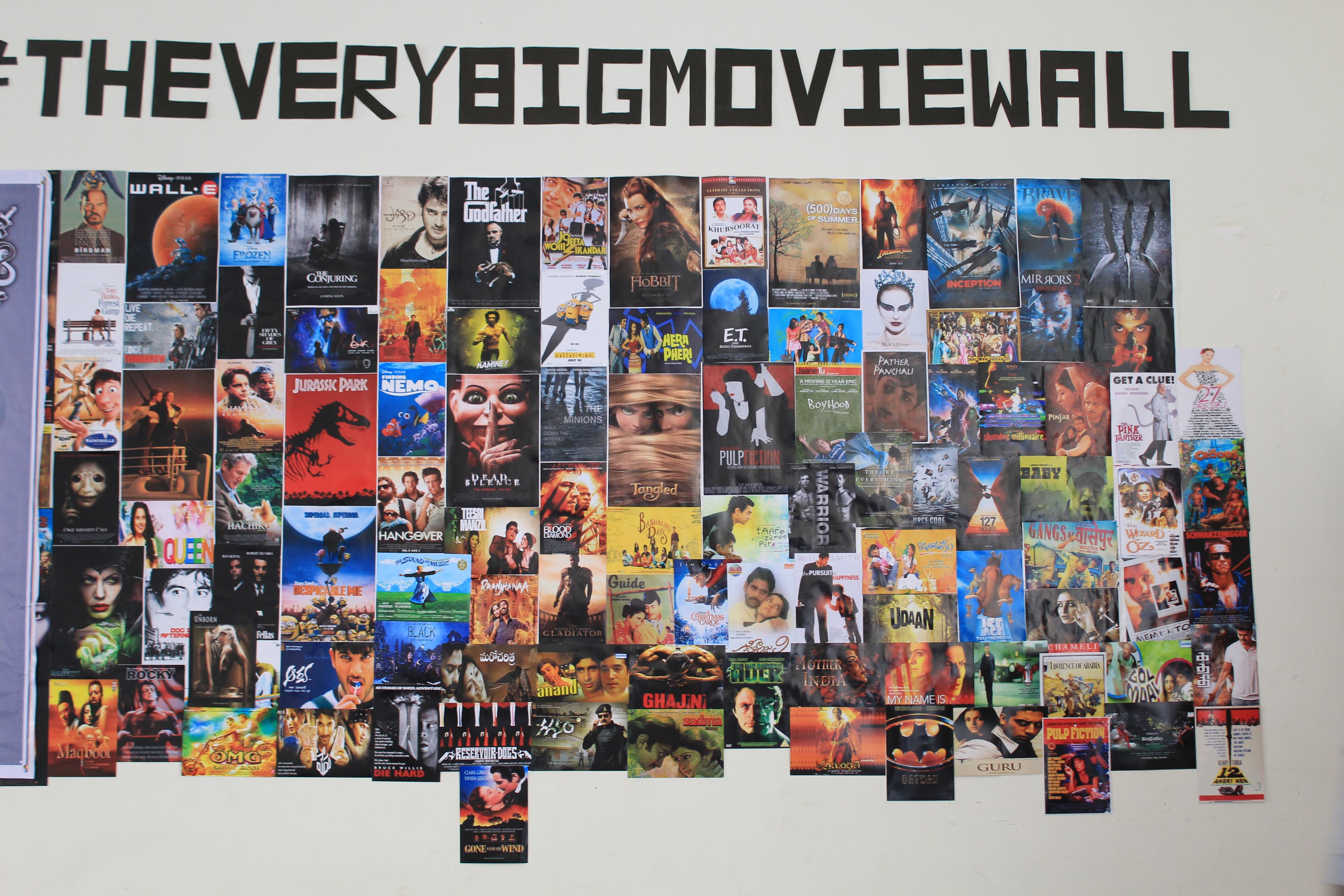 The first ever Movie Wall at Pearl 2015
