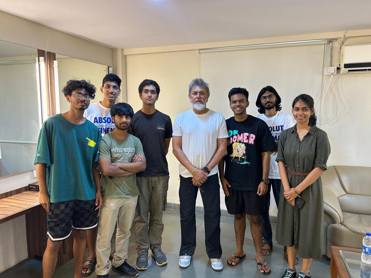 a few club members with Rakeysh Omprakash Mehra